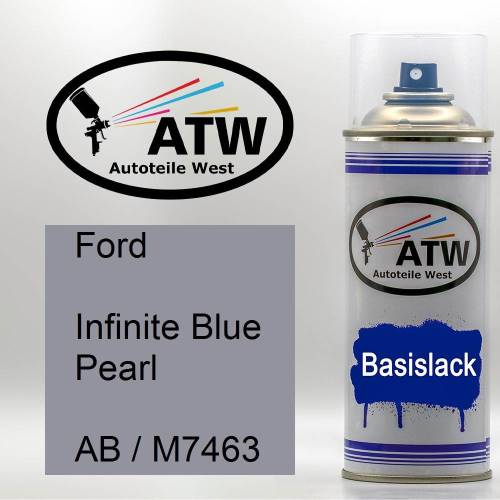 Ford, Infinite Blue Pearl, AB / M7463: 400ml Sprühdose, von ATW Autoteile West.